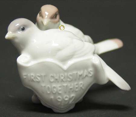 Our First Christmas Ornaments 5923-Lovebirds - Boxed