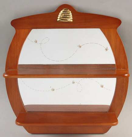 Pooh Treasure Box Collection Mirrored Display Rack - Display Rack Wood