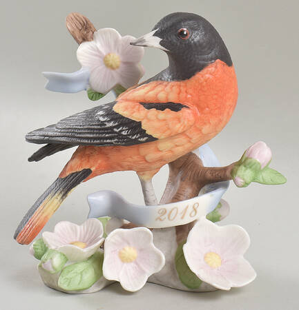 Annual Garden Birds 2018-Baltimore Oriole - Boxed