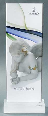 Advertisng Signs Frosted Base - Display Advertising Sign