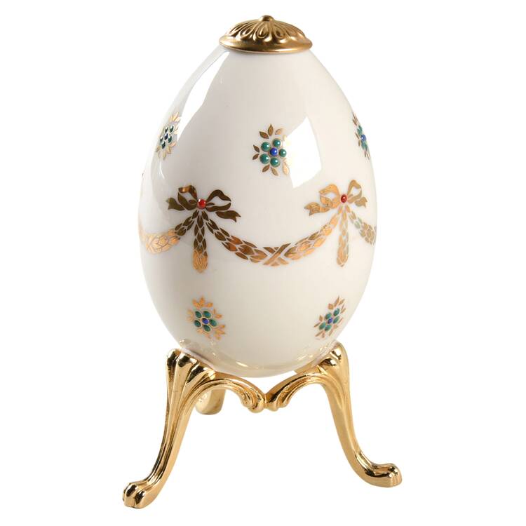 China Treasures Egg Garland And Bow - No Box
