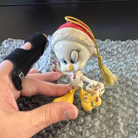 Tweety Ornaments All Tangled Up - Boxed