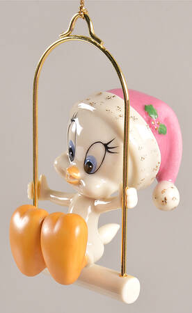 Tweety Ornaments Tweety Swings Into Christmas - With Box