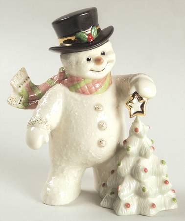 Ivory Snowman Collection Snowy Finishing Touch - Boxed