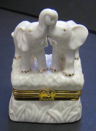 Treasure Boxes Elephant Embrace - Boxed