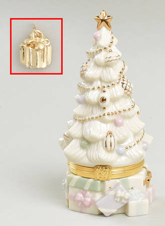 Treasure Boxes Christmas Tree-Gold Club - Boxed