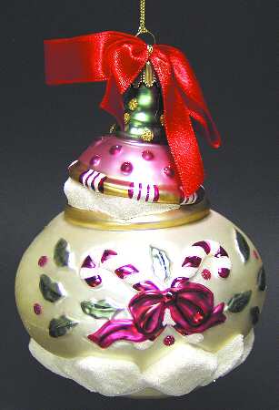 Tea Party-Yuletide Treasures Sugar Bowl - Boxed