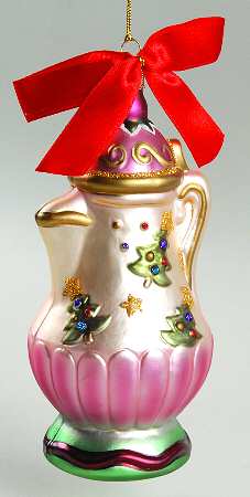 Tea Party-Yuletide Treasures Coffee Pot - With Box