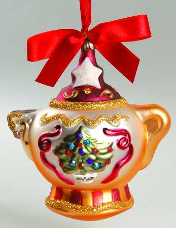 Tea Party-Yuletide Treasures Tea Pot - Boxed