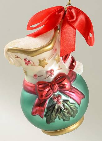 Tea Party-Yuletide Treasures Cream Pitcher - Boxed