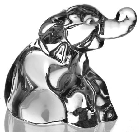 Lenox Crystal Salt & Pepper Sets Trunk Down - Elephant - No Box