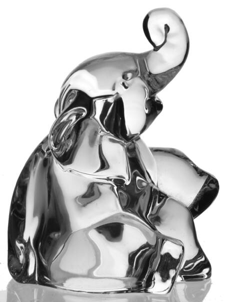 Lenox Crystal Salt & Pepper Sets Trunk Up - Elephant - No Box