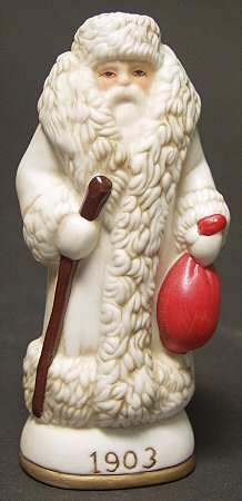Memories of Santa Santa In White Coat - Boxed