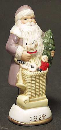 Memories of Santa Santa In Lavender Robe - Boxed