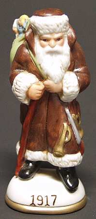 Memories of Santa Santa In Brown Suit - Boxed