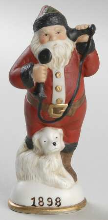 Memories of Santa St Nicholas With Walking Stick - Boxed