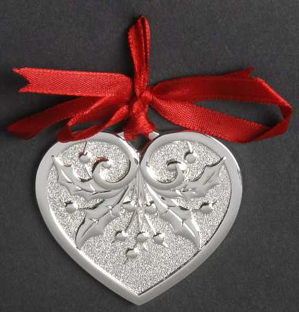Lenox Metal Ornaments Heart Charm - Boxed
