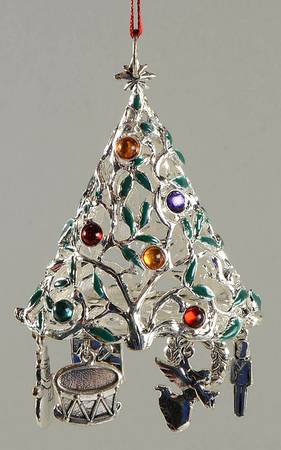 Lenox Metal Ornaments Embellished Tree - Boxed