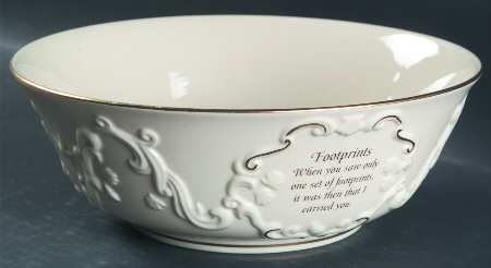 Footprints Collection Footprints Bowl - No Box