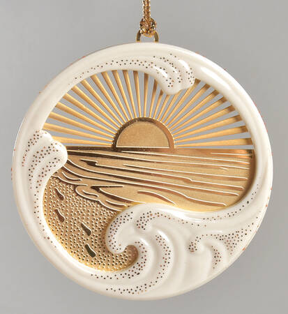 Footprints Ornament Footprints Disk Ornament - Boxed