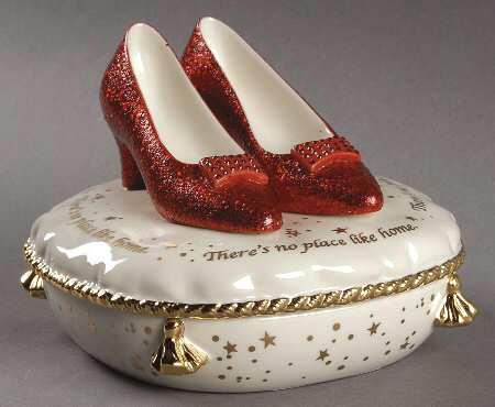 Wizard of Oz Ruby Slipper Pillow Box - Boxed
