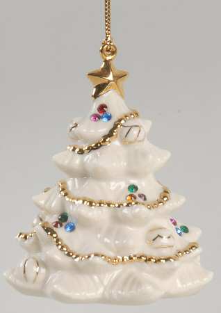 Holiday Gems Annual Collection Jeweled Tree-Gold Club - Boxed