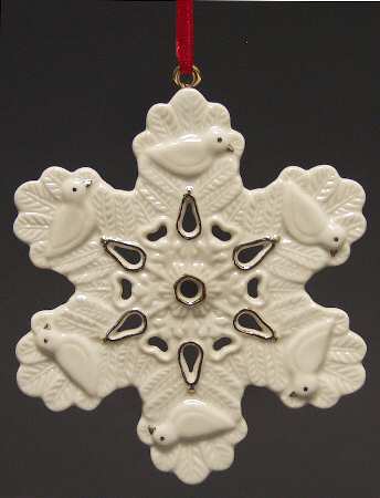Twelve Days of Christmas Snowflakes Partridge - No Box