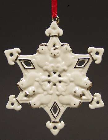 Twelve Days of Christmas Snowflakes French Hens - No Box
