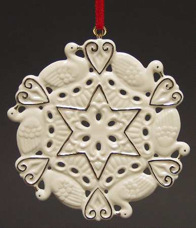 Twelve Days of Christmas Snowflakes Geese Laying - No Box