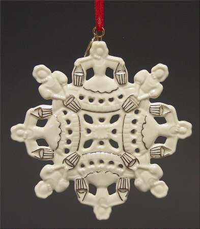 Twelve Days of Christmas Snowflakes Maids Milking - No Box