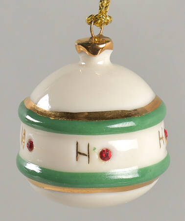 Jeweled Advent Ornament Calendar Ho Ho Ho - No Box