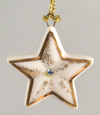Jeweled Advent Ornament Calendar Star - No Box