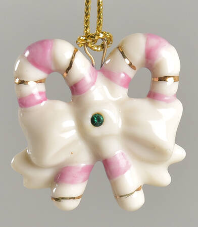 Jeweled Advent Ornament Calendar Candy Canes - No Box
