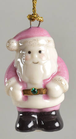 Jeweled Advent Ornament Calendar Santa - No Box