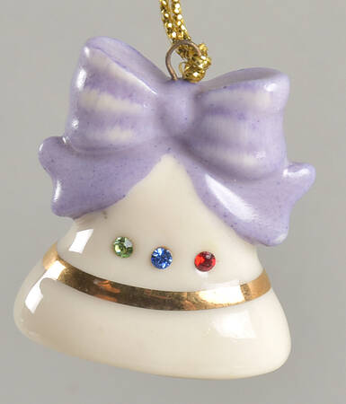 Jeweled Advent Ornament Calendar Bell - No Box