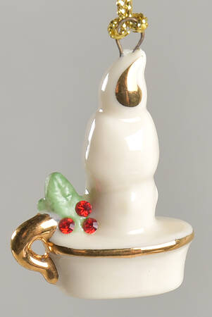 Jeweled Advent Ornament Calendar Candle - No Box