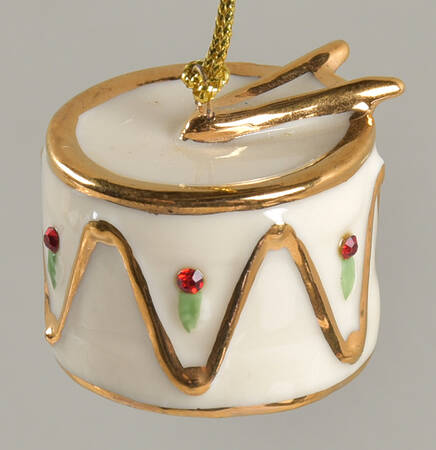 Jeweled Advent Ornament Calendar Drum - No Box