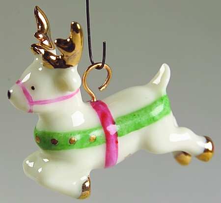Lenox Christmas Tree Reindeer Ornament - No Box