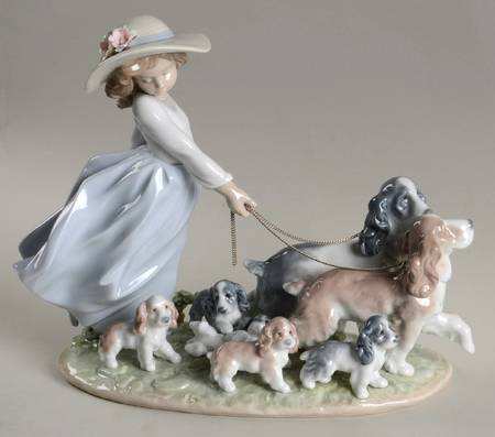 Lladro Collector Society Figurines Puppy Parade-2001 - Boxed