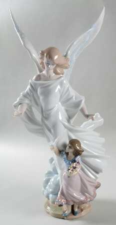 Lladro Collector Society Figurines Guardian Angel-1997 - Boxed