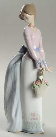 Lladro Collector Society Figurines Basket Of Love-1994 - Boxed