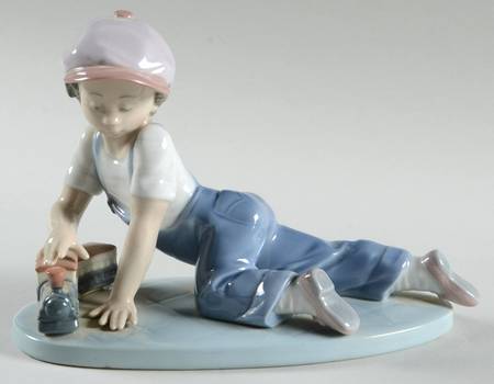 Lladro Collector Society Figurines All Aboard-1992 - 7 1/2 W - Boxed