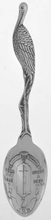 Birth Record Spoon-Sterling Birth Record Spoon - No Box Nb1955