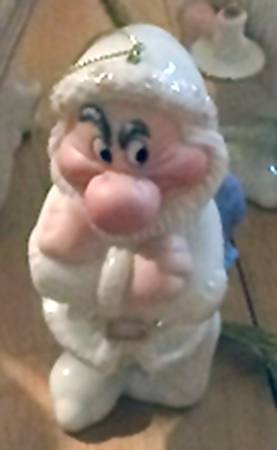 Snow White Jeweled Ornaments Holiday Humbug Grumpy - Boxed
