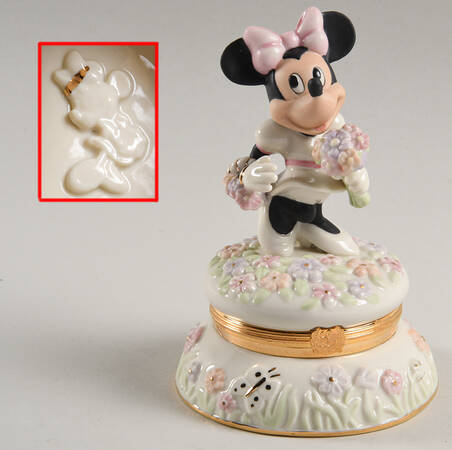 Disney Classic Characters Treasure Box Blooms For Minnie - Boxed
