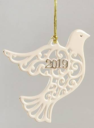 A Year To Remember Ornament 2019-Dove - With Box