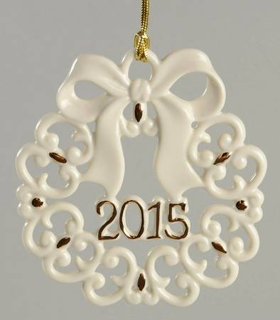 A Year To Remember Ornament 2015-Wreath - Boxed