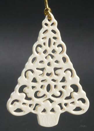 Pierced Ivory Ornaments Tree - Boxed
