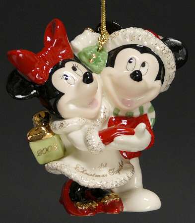Mickey & Minnie First Christmas 2008 1st Christmas Together - Boxed