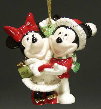 Mickey & Minnie First Christmas 2007 1st Christmas Together - Boxed